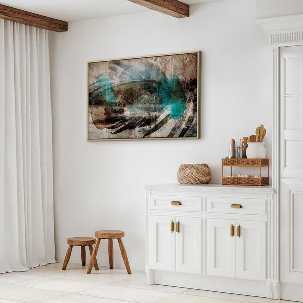 Quadro - Abstract Plume (1 Part) Wide