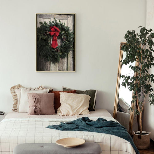 Quadro - Christmas Wreath (1 Part) Vertical