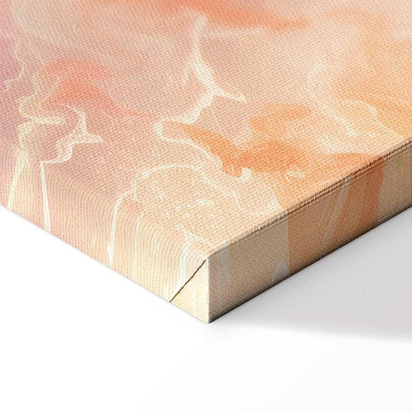 Quadro - Fiery Colors - Dynamic Shapes in Colors of Fire and Pink