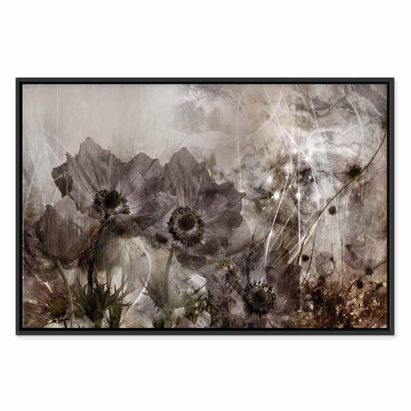 Quadro - Anemones in Sepia (1 Part) Wide