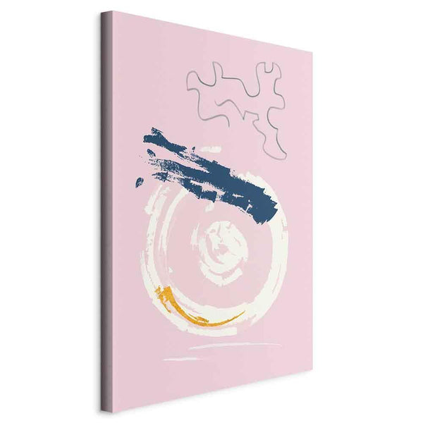 Quadro - Pink Accent (1 Part) Vertical