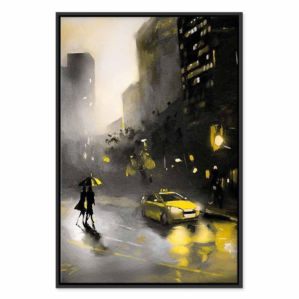 Quadro - City Glow (1 Part) Vertical