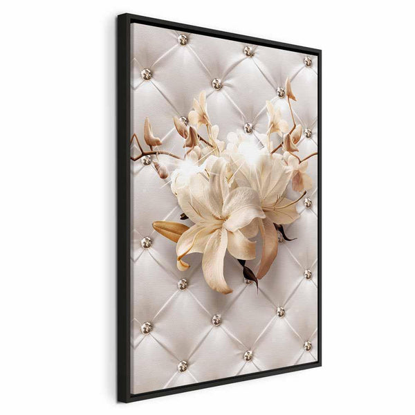 Quadro - Diamond Lilies (1 Part) Vertical