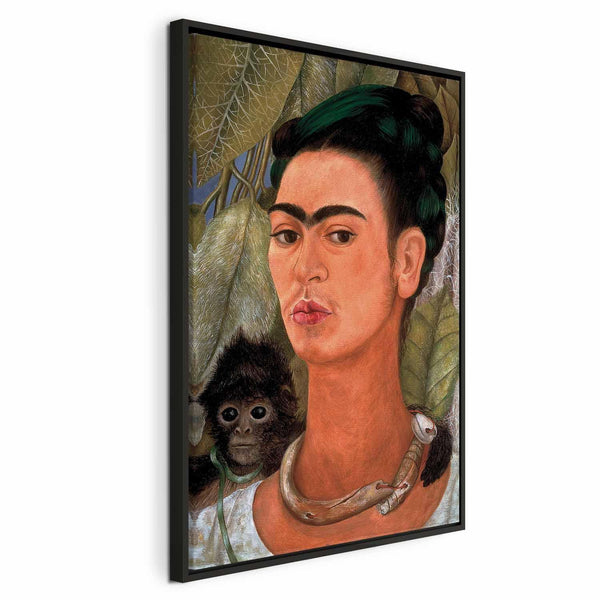 Quadro - Frida Kahlo – Self-Portrait with Monkey