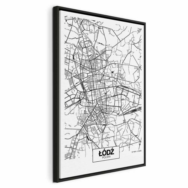 Quadro - City Plan: Lodz (1 Part) Vertical