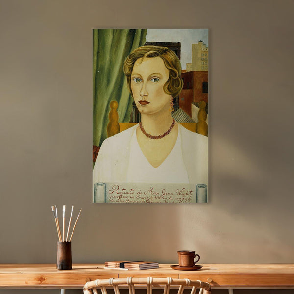 Quadro - Frida Kahlo – Portrait of Mrs Jean Wight