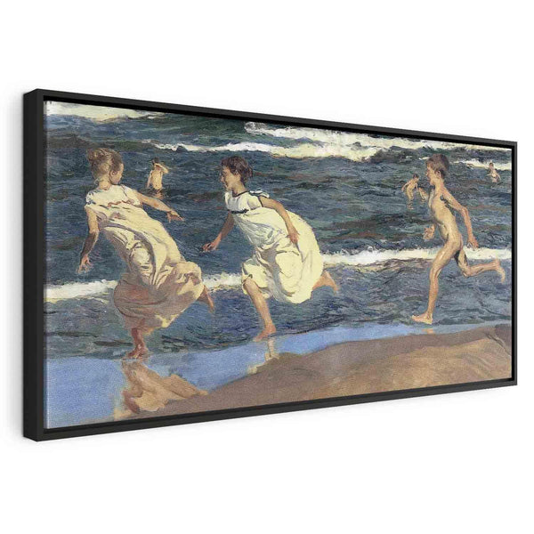 Quadro - Joaquín Sorolla y Bastida – Running along the Beach