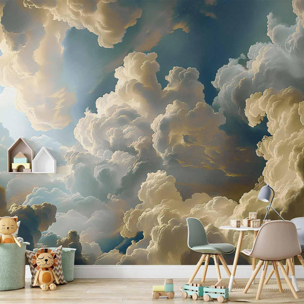 Carta da parati - Sun and Shadows: A Theatrical Display of Nature High Above the Earth