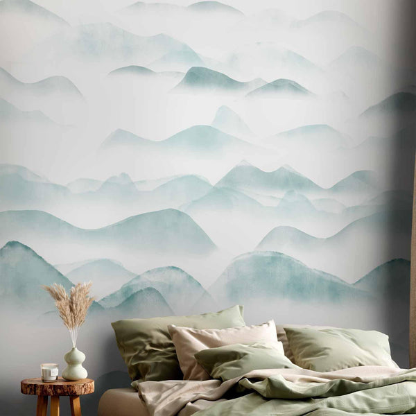 Carta da parati - Mountains in the Fog