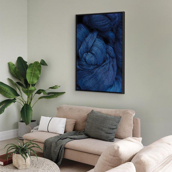 Quadro - Blue Worsted (1 Part) Vertical