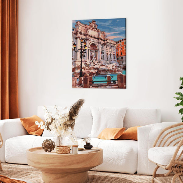 Quadro fai da te - Trevi Fountain