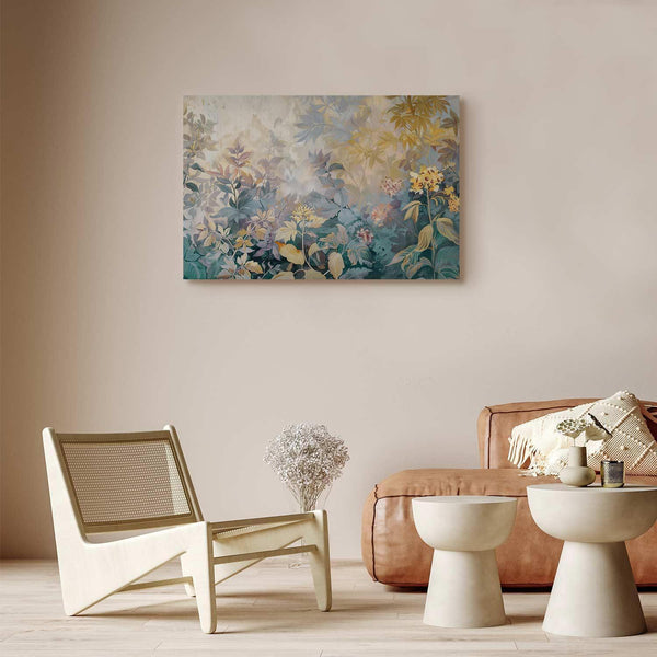 Quadro - Tapestry Pattern with a Meadow and Flowers Kilim with a Spring Motif