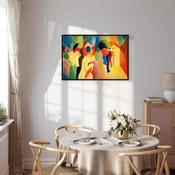 Quadro - August Macke – With a Yellow Jacket