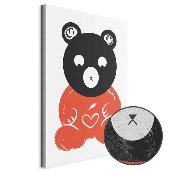 Quadro - Thoughtful Bear (1 Part) Vertical