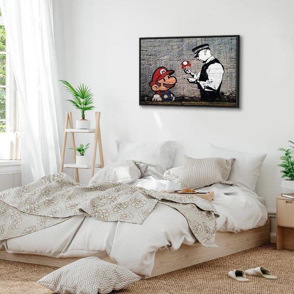 Quadro - Mario and Cop by Banksy