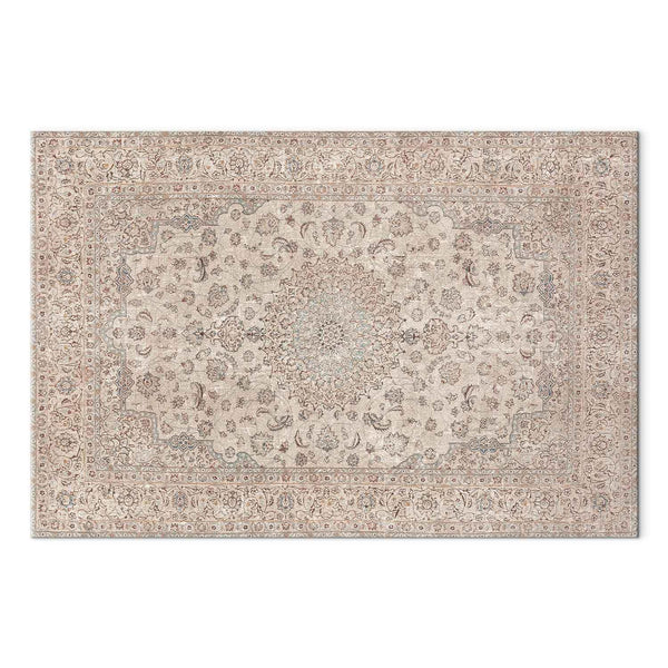 Quadro - Sand carpet - worn Persian carpet with rich decorative motifs