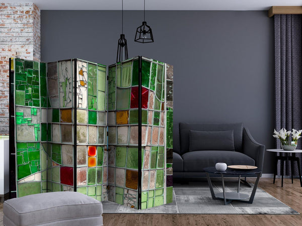 Paravento - Emerald Stained Glass II