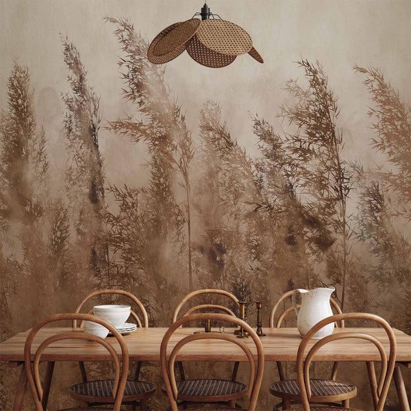 Carta da parati - Tall Grasses - Brown