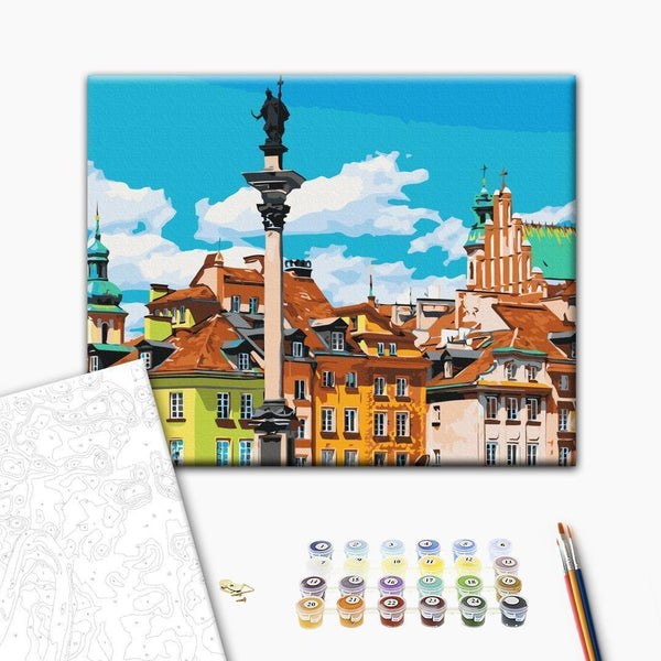 Quadro fai da te - Castle Square in Warsaw