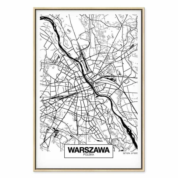 Quadro - City Plan: Warszawa (1 Part) Vertical