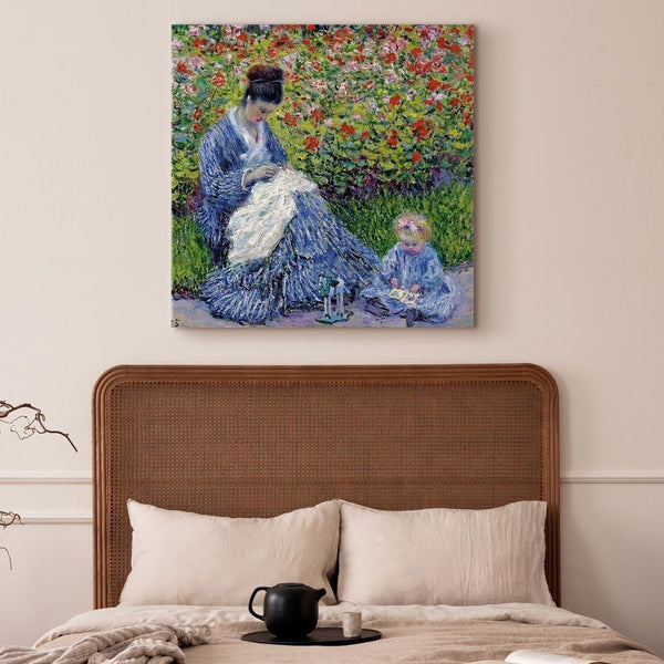 Quadro - Claude Monet – Madame Monet and Her Son