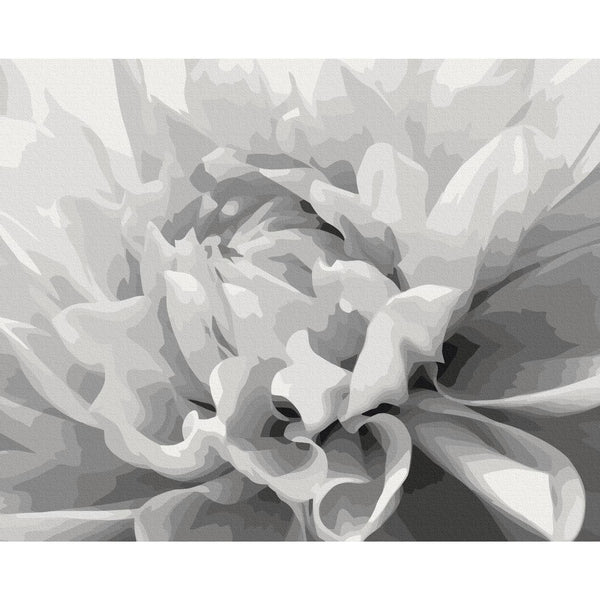 Quadro fai da te - Black & White Flower