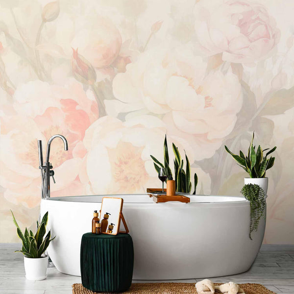 Carta da parati - Peonies in the mist