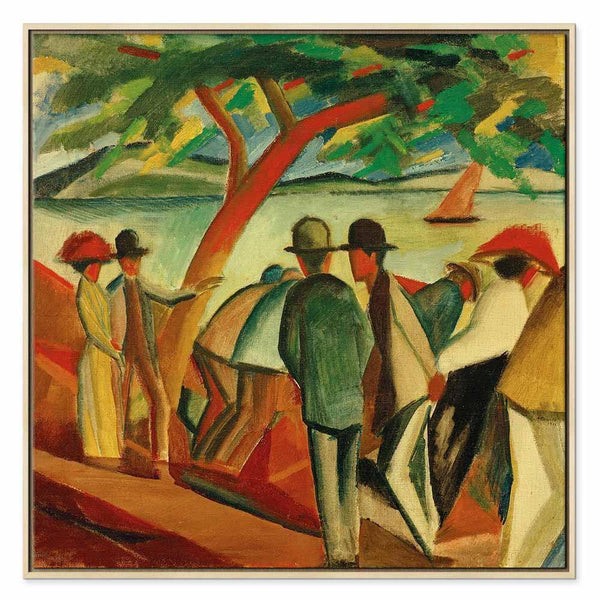 Quadro - August Macke – Spaziergänger am See