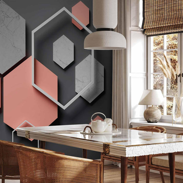 Carta da parati - Hexagon Plan