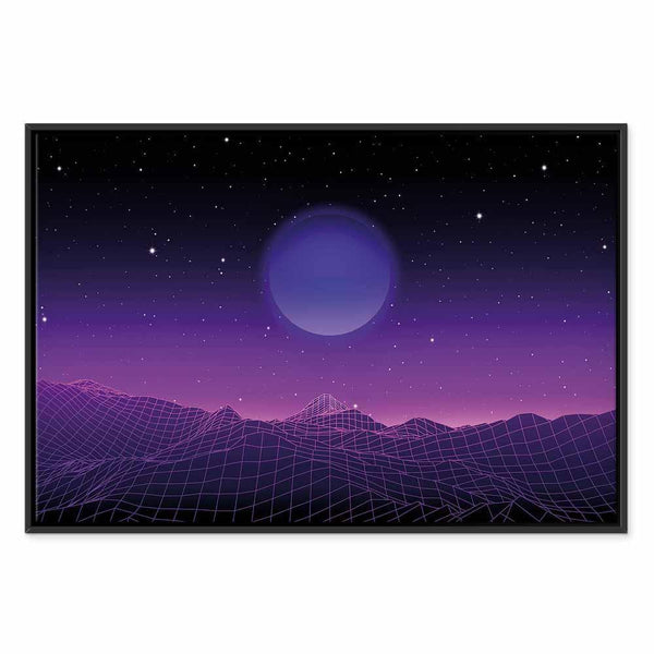 Quadro - Futuristic landscape 2 (1 Part) Wide