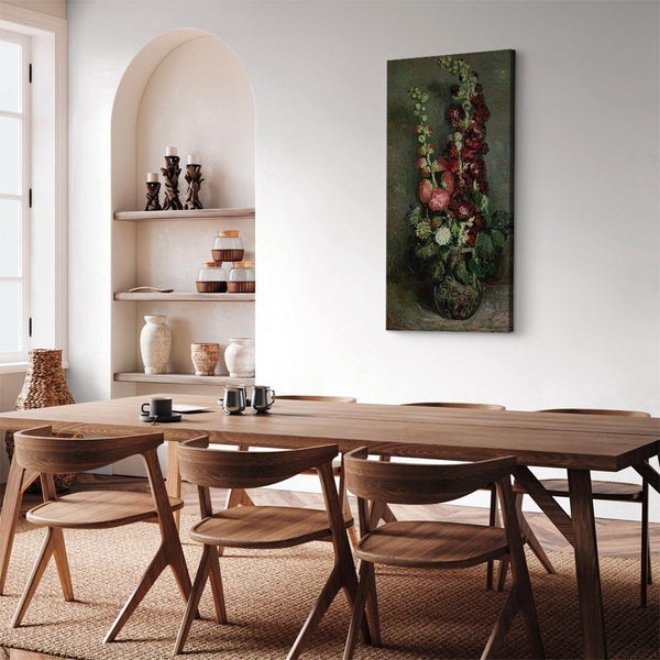 Quadro - Vincent Van Gogh – Vase of Hollyhocks
