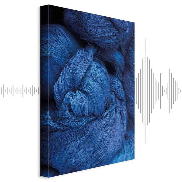 Quadro - Blue Worsted (1 Part) Vertical
