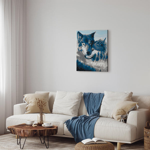 Quadro fai da te - Wolves in Love
