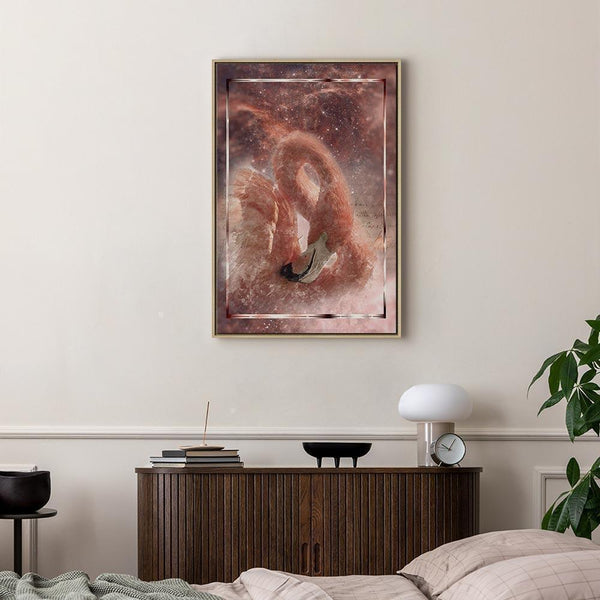 Quadro - Space Flamingo (1 Part) Vertical