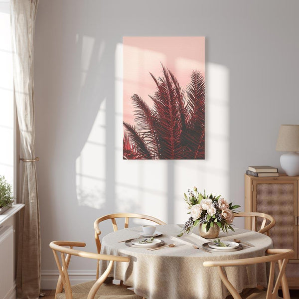 Quadro - Palm Trees at Sunset (1 Part) Vertical
