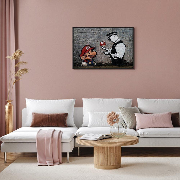 Quadro - Mario and Cop by Banksy