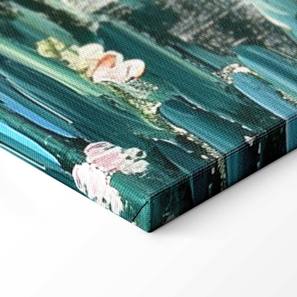 Quadro - Impressionist bridge - painting of a bridge against a picturesque background