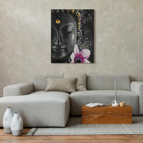 Quadro fai da te - Buddha and Flower