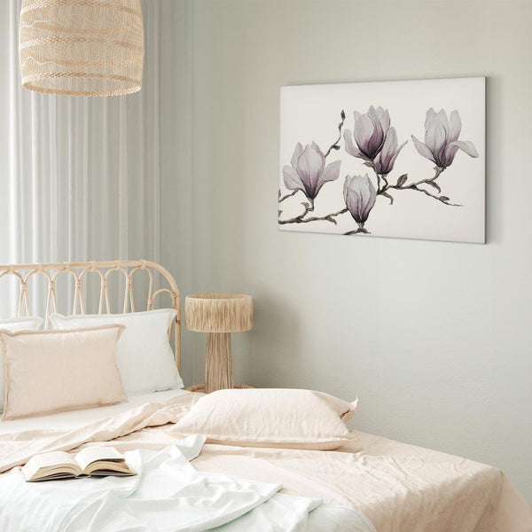 Quadro - Painted Magnolias (1 Part) Wide