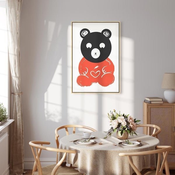 Quadro - Thoughtful Bear (1 Part) Vertical