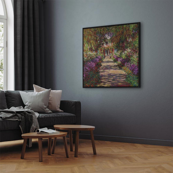 Quadro - Claude Monet – A Pathway in Monet's Garden