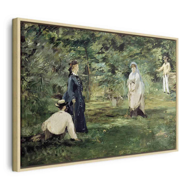 Quadro - Edouard Manet – The Croquet Party in Paris