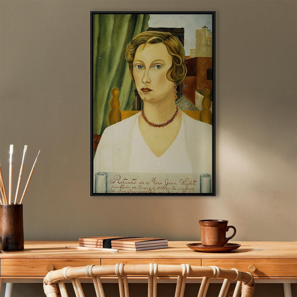 Quadro - Frida Kahlo – Portrait of Mrs Jean Wight