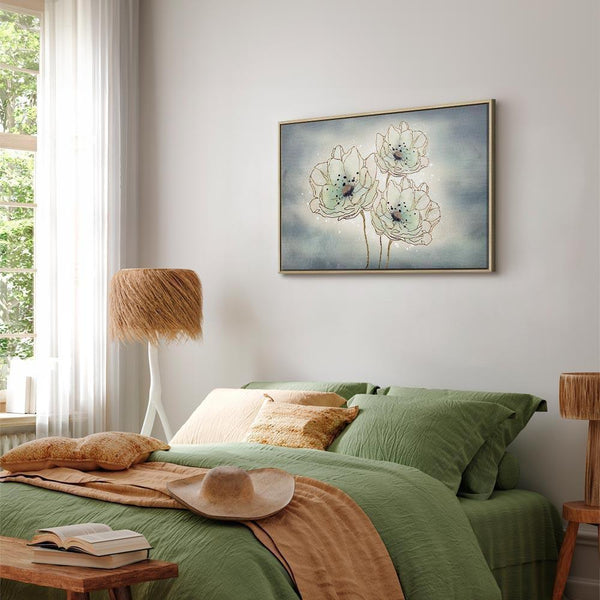 Quadro - Ocean Flowers (1 Part) Wide