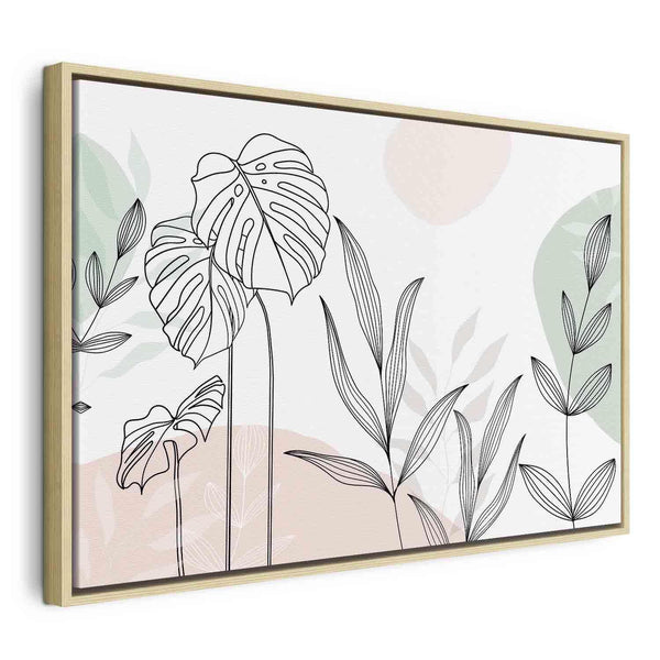 Quadro - Pastel line art