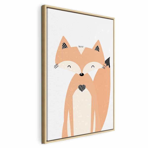 Quadro - Happy Fox (1 Part) Vertical