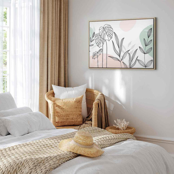 Quadro - Pastel line art