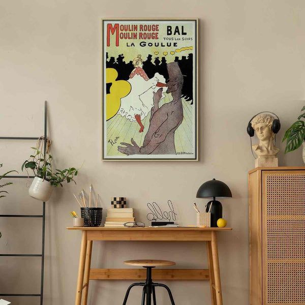 Quadro - Henri de Toulouse-Lautrec – Moulin Rouge – La Goulue