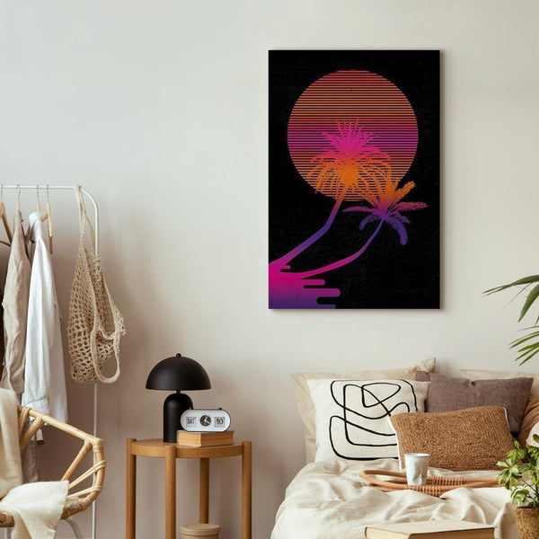 Quadro - Palm at Sunrise (1 Part) Vertical