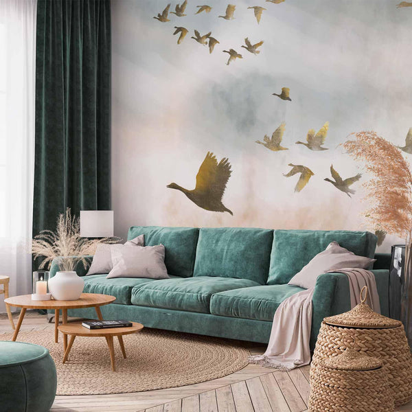 Carta da parati - Golden Geese